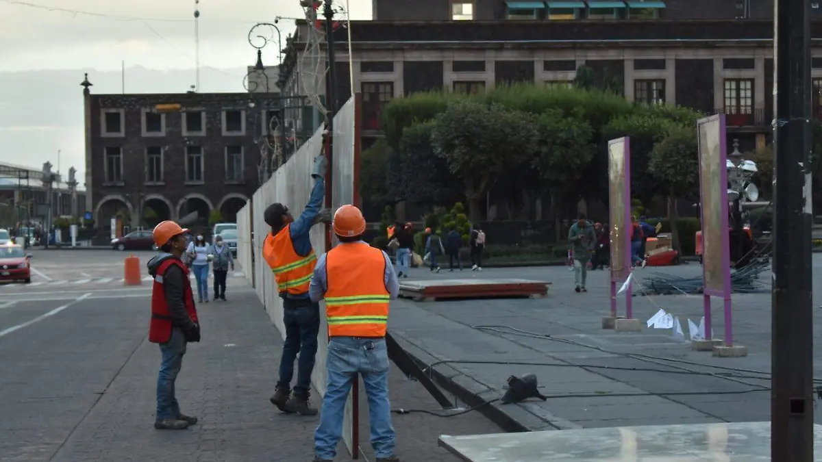 obras plaza de los mártires